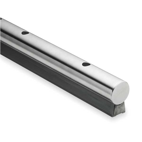 Support Rail, Steel, 0.625 In D, 24 In