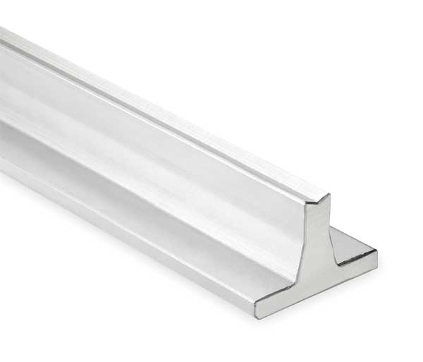 Support Rail, Aluminum, 1.500 In D, 24 In