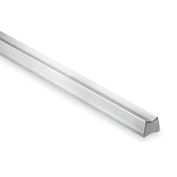 Support Rail, Steel, .500 In D, 24 In