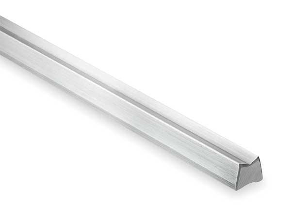 Support Rail, Steel, 1.500 In D, 48 In