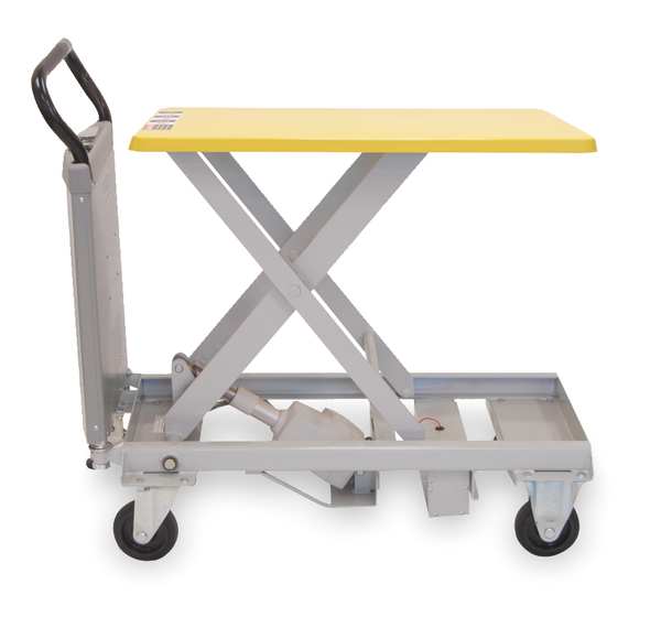 Scissor Lift Table, 500 lb. Cap, 20