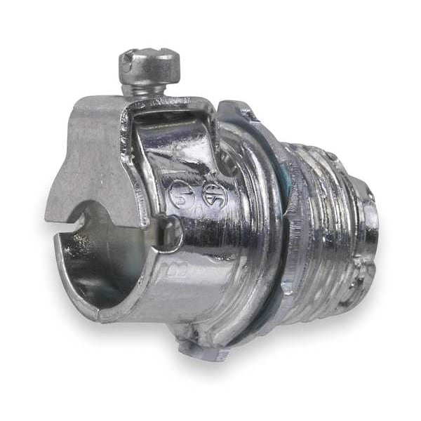 Conduit Fitting, Straight, NonInsul, 3/8 In