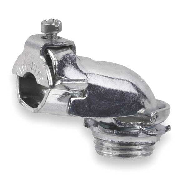 Conduit Fitting, 90 Deg, Non Insul, 3/8 In