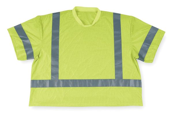 XL Polyester Mesh T-Shirt, Lime