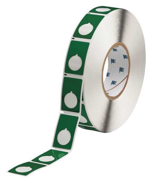 Label, Green, Labels/Roll: 500