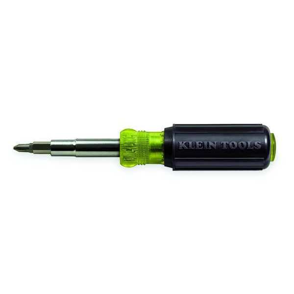 Multi-Bit Screwdriver / Nut Driver, 11-in-1, Ph, Sl, Sq, Torx Bits, 6-Piece, 8 Tips