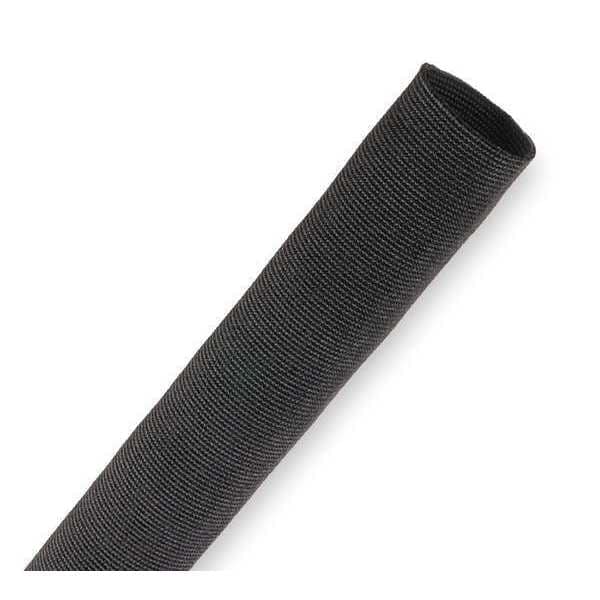 Braided Sleeving, 2.380 In., 50 ft., Black