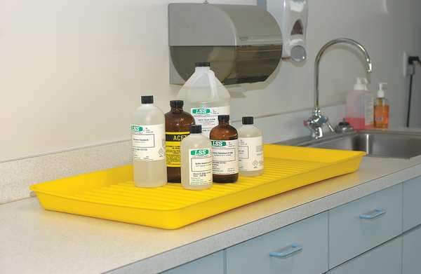 Containment Utility Tray, 5 gal Spill Capacity, Polyethylene