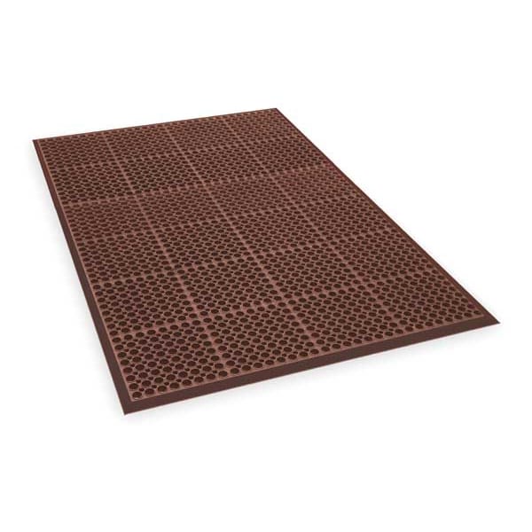 Interlocking Drainage Mat Nitrile Rubber 4 ft 10 in 39 in 7/8 in