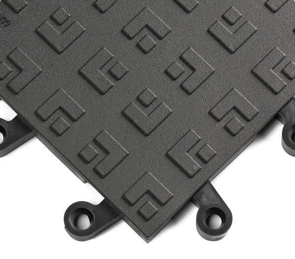 Interlocking Antifatigue Mat PVC 18 in 18 in 7/8 in