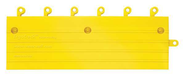Ramp Edge PVC 18 in 18 in 7/8 in