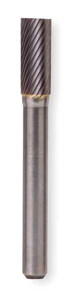 Carbide Bur, Cylindrical, 1/8, SGL Cut