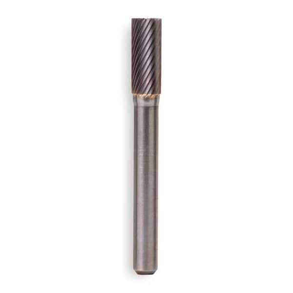 Carbide Bur, Cylindrical, 3/8, SGL End Cut