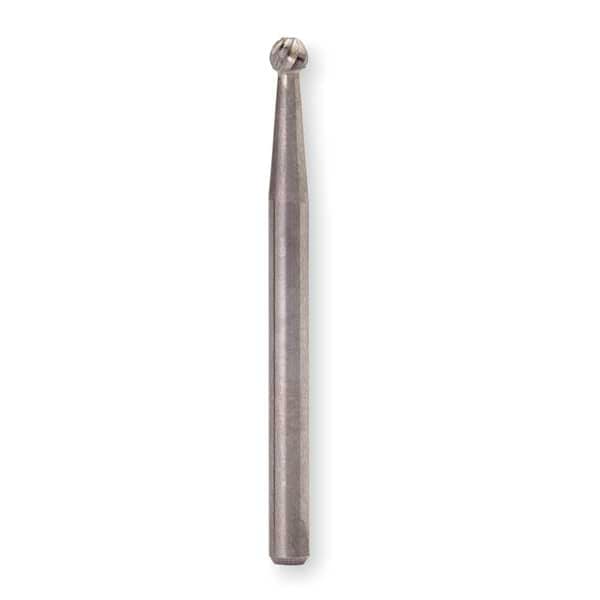 Carbide Bur, Ball, 1/4 In