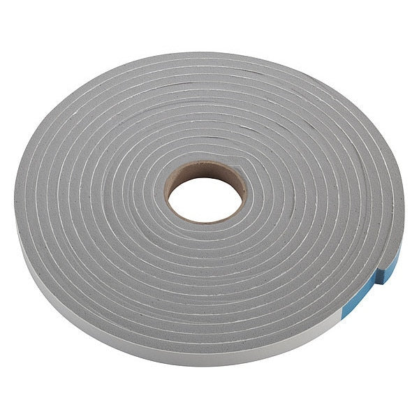 Foam Seal, 17ft, Gray, PVC Closed Cell Foam