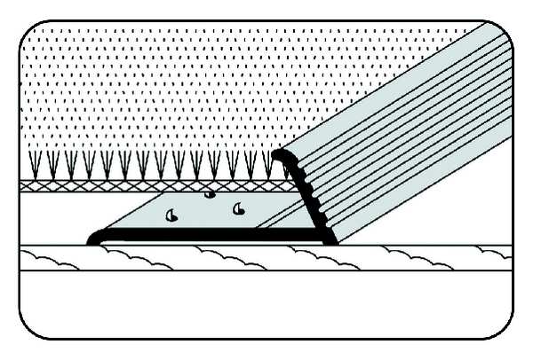 Carpet Edge Gripper, 72 In L