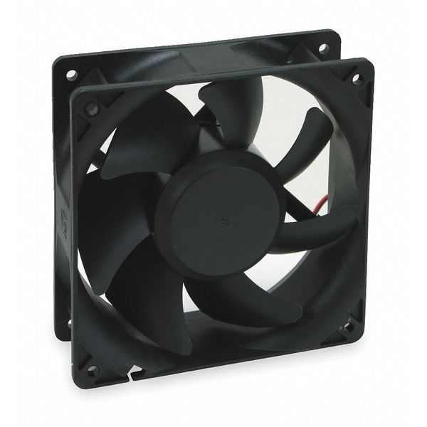 Axial Fan, Square, 115V AC, 1 Phase, 124 cfm, 4 11/16 in W.