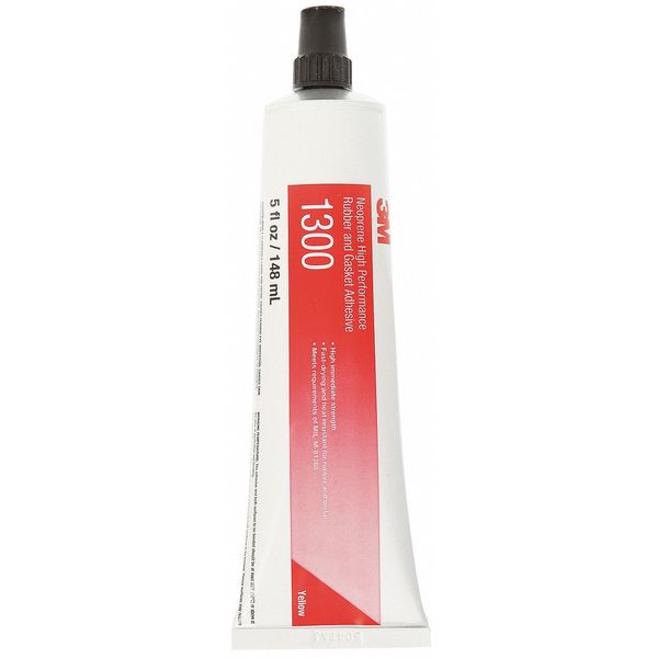 Heat-Resistant Neoprene Gasket Sealant, 5 oz, Yellow, Temp Range -30 to 300 Degrees F