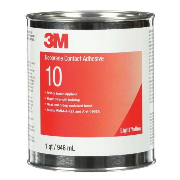Contact Cement, 10 Series, Yellow, 1 qt, Can
