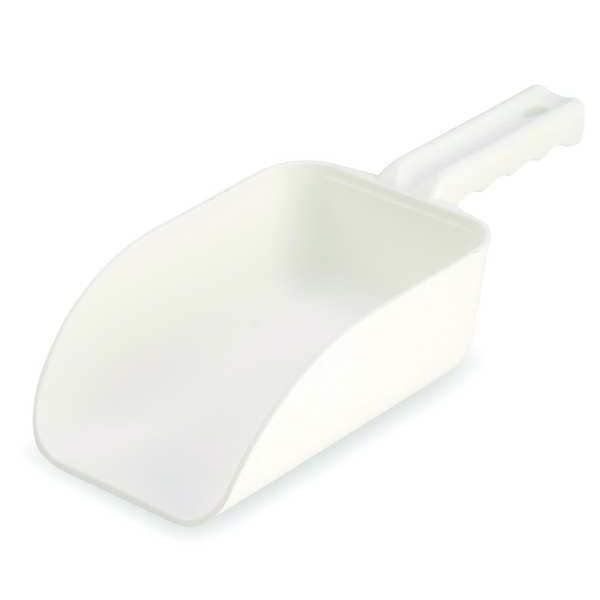Small Hand Scoop, Poly, 32 Oz, White