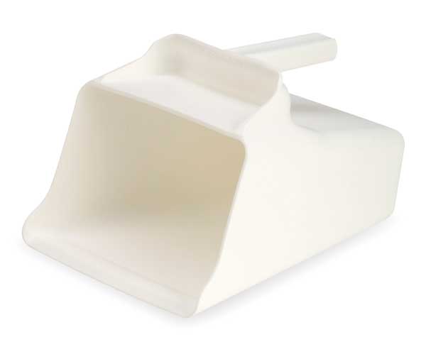 Mega Hand Scoop, Poly, 128 Oz, White