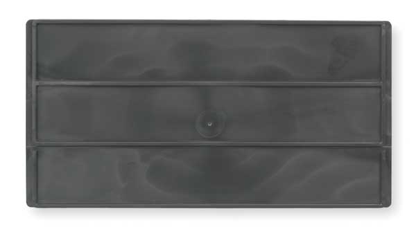 Plastic Divider, Black, 10 1/8 in L, 11 in W, 6 1/2 in H