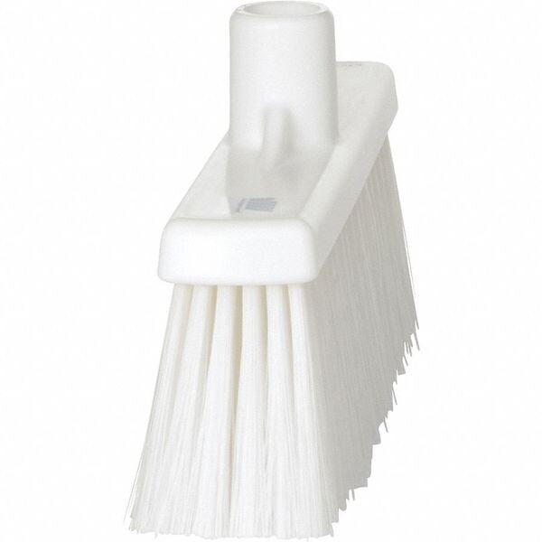 12 in Sweep Face Broom Head, Stiff, Synthetic, White