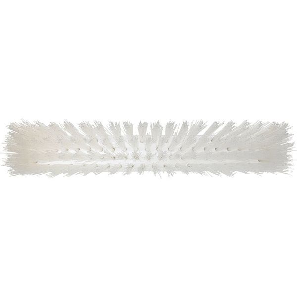 2 1/2 x 19 in Sweep Face Broom Head, Stiff, Synthetic, White