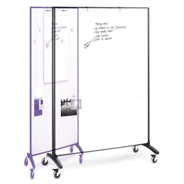 Divider Panel, Dry-Erase/Fabric, 72x48 In