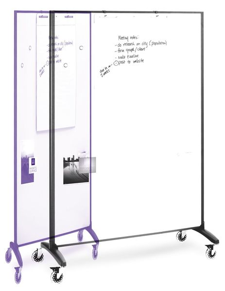 Divider Panel, Dry-Erase/Fabric, 72x36 In