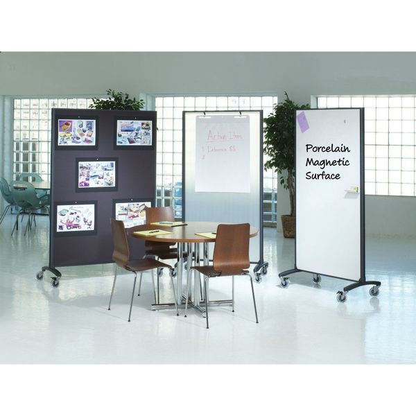 Divider Panel, Dry-Erase/Fabric, 72x36 In