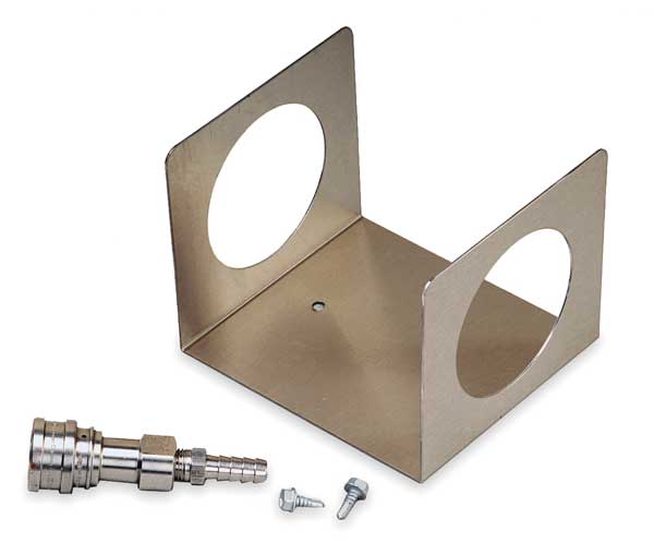 Silver Polypropylene/Stainless Steel Wall bracket