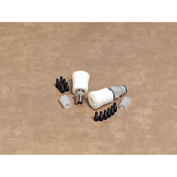 Gray/White Polypropylene/Polypropylene Manifold w/Poly Fitting