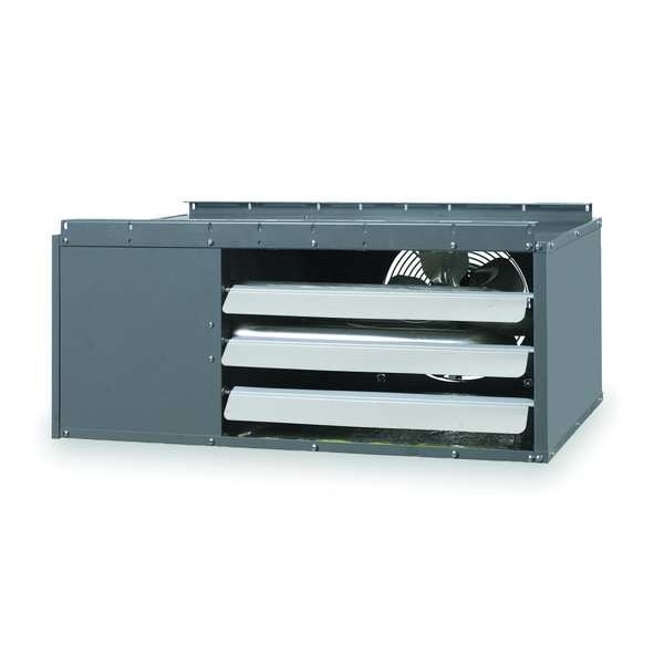 Gas Unit Heater, NG/LP, 60,000, 740 cfm, Direct, Propeller, 1/2 in