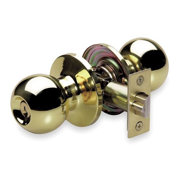 Knob Lockset, Mechanical, Entrance, Grd. 3