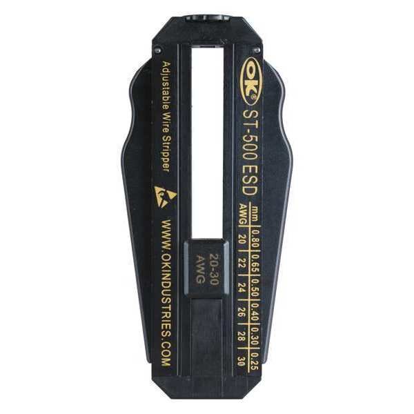 4 in ESD Safe Adjustable Wire Stripper 20 to 30 AWG