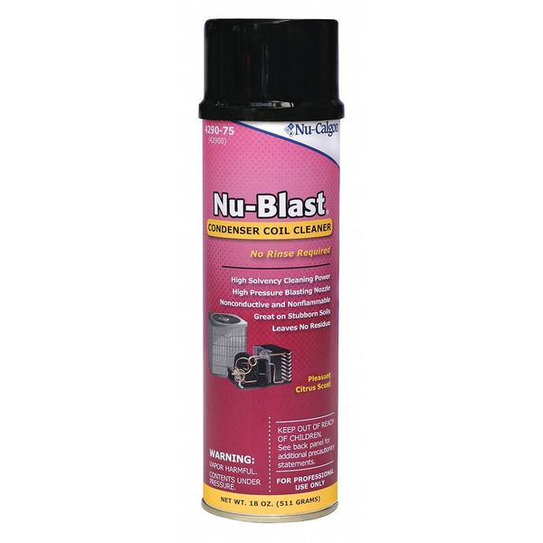 Condenser Cleaner, Aerosol, 18 fl oz, Clear