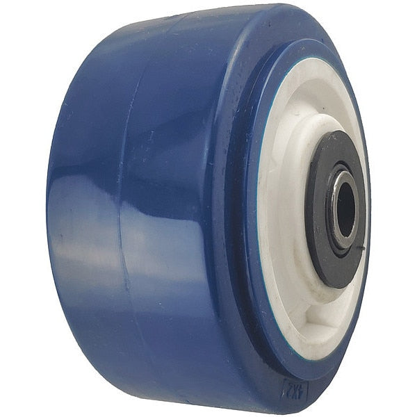 Caster Wheel, 600 lb., 4 D x 2 In., Wheel Color: Blue