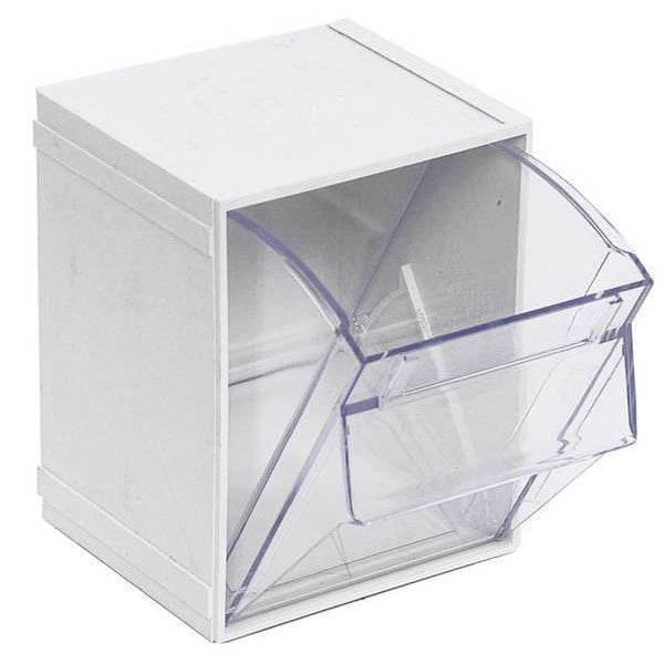 Tip Out Bins, Individual, W 4-1/16, White