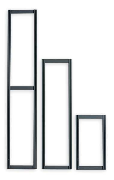 Tip Out Bin, Wall Frame, W24 In, H24 In, Blk