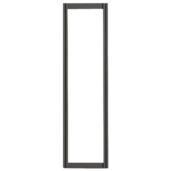Tip Out Bin, Wall Frame, W24 In, H48 In, Blk