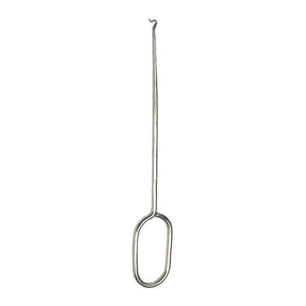 Push Hook, Steel, Flat, 6 In, PK5