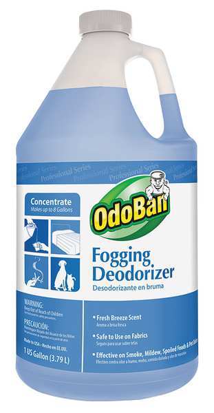Deodorizer, Size 1 gal., Fresh Breeze, PK4