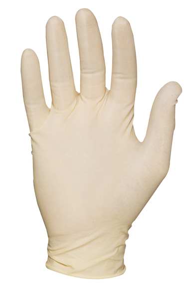 Microflex Exam Gloves, Natural Rubber Latex, Powder-Free, XL (Size 10), Natural, 100 Pack