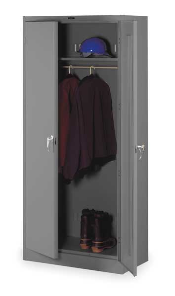 22 ga. Steel Wardrobe Storage Cabinet, 36 in W, 78 in H