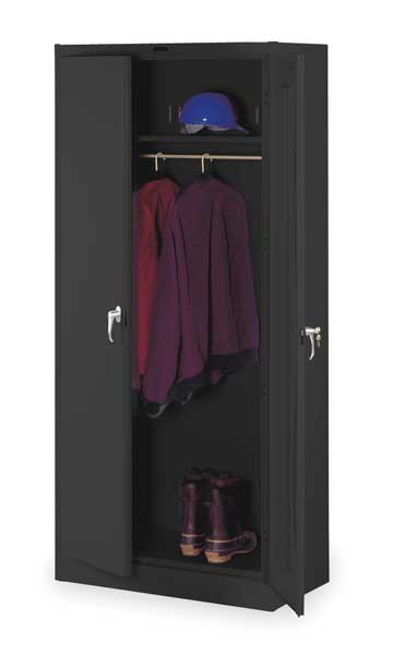 22 ga. ga. Steel Wardrobe Storage Cabinet, 36 in W, 78 in H