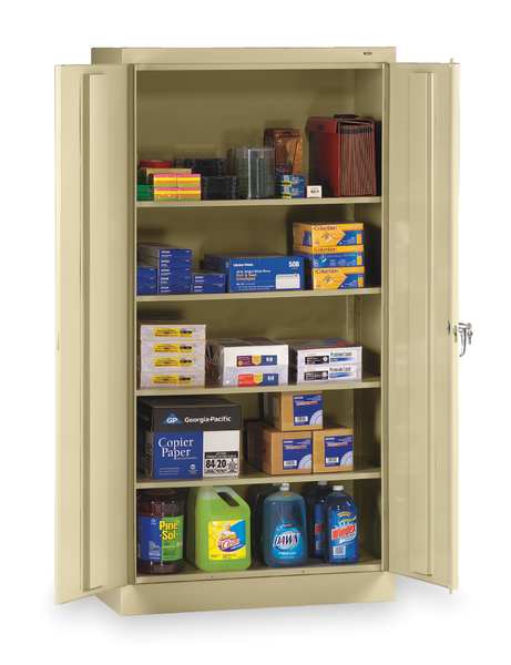 24 ga. ga. Steel Storage Cabinet, 36 in W, 72 in H