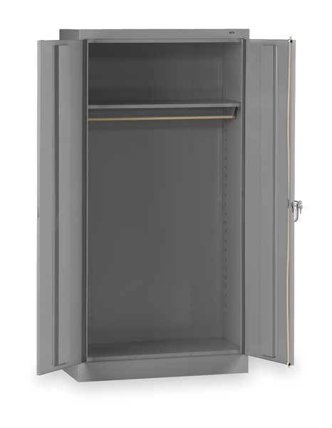 24 ga. Carbon Steel Storage Cabinet, 36 in W, 72 in H, Stationary