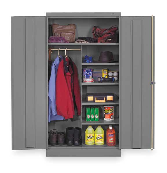 24 ga. Steel Storage Cabinet, 36 in W, 72 in H
