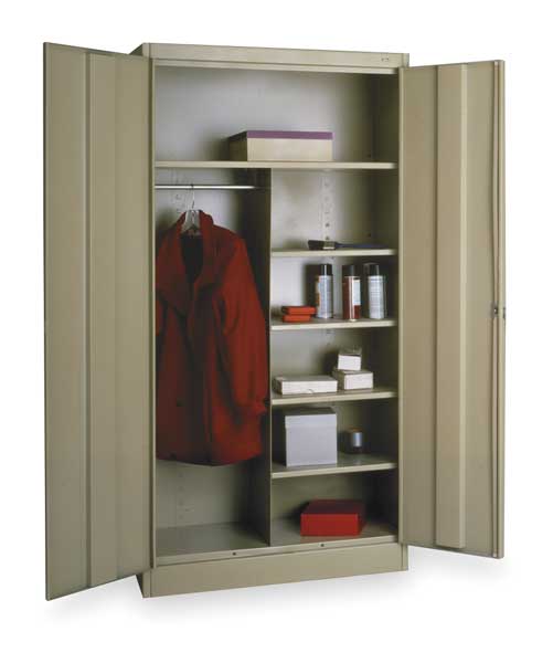 24 ga. Steel Storage Cabinet, 36 in W, 72 in H